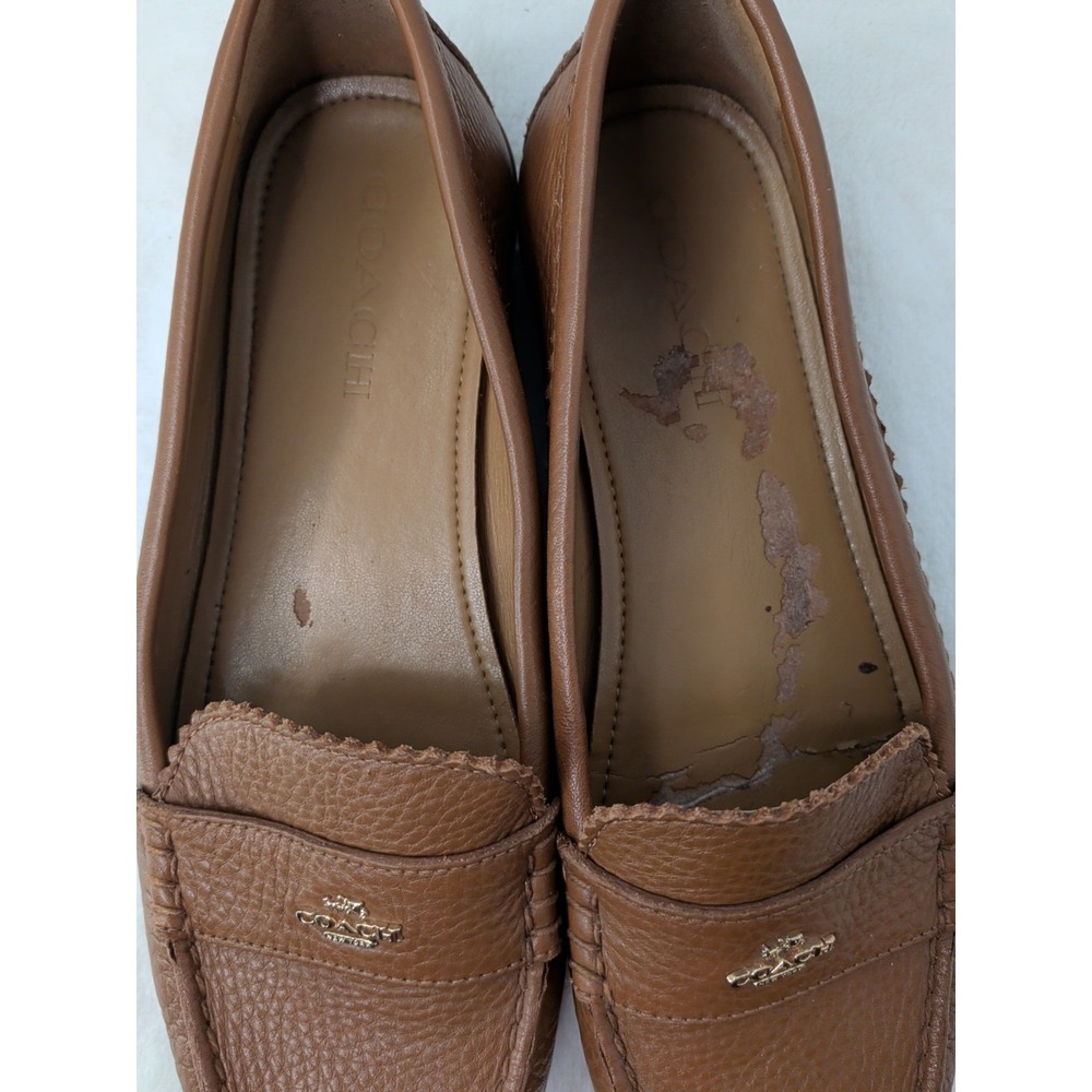 Coach Pebbles Tan Loafers - Picture 2 of 8
